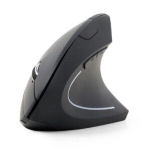 Raton óptico inalambrico ergonomico vertical Gembird / 6 Botones / Negro / MUSW-ERGO-01