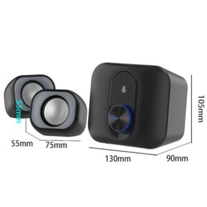Altavoces 2.1 NF4082 / 11w / Usb / Jack 3.5mm / Negro / One+