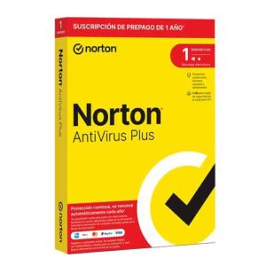 Norton antivirus plus 2gb es 1 user 1 device 12mo box