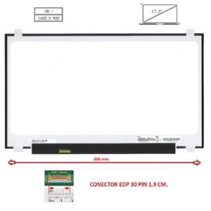 Pantalla compatible para portátil LED 17.3" SLIM 30 Pines HD+