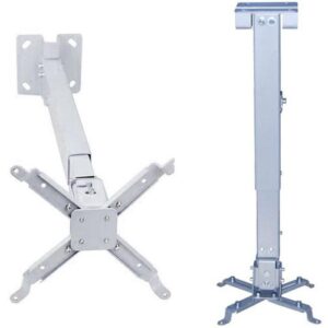 Soporte proyector techo pj2012t-s inclinable plata