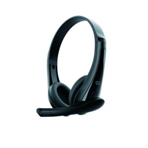 Auricular Conceptronic POLONA06B3T/ Jack 3.5 / 1.8m / Microfono giratorio / Negro