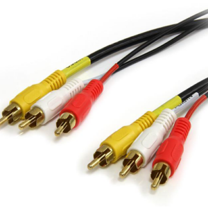 Cable RCA Audio - Video M/M / 1.8m / Nanocable 10.24.0802
