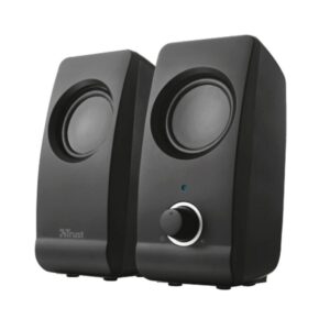 Altavoces 2.0 Trust  Remo / 8w Rms / Alimentados por usb / Control volumen / Negro / 17595