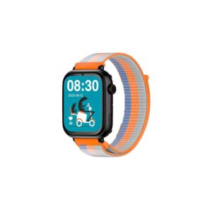 Smartwatch SaveFamily Plus llamada y GPS / 1.85" / 680 mAh / NanoSIM / Tela / Negro/Acid Orange