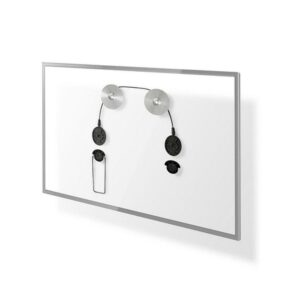 Soporte pared fijo de Tv de 32" a 65" DTI / Cable Acero / Hasta 50 Kg / SOP-7000