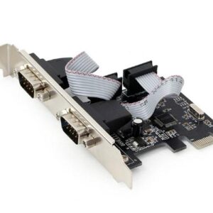 Tarjeta Pci express 2x Puertos Serie Db9 / Rs232 / Adaptador perfil bajo Gembird SPC-22