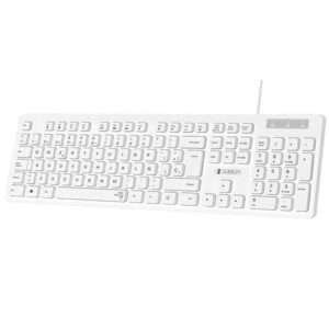Teclado Usb Subblim Business Slim Silencioso / Blanco / SUBKBC-0SSK51