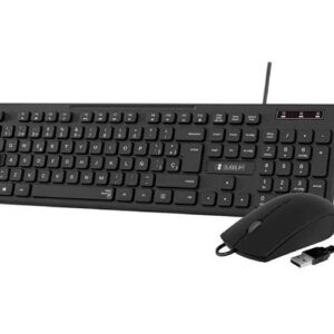 Combo Teclado + Raton USB Subblim Combo Business / Slim / Silencioso / 1200 DPI / Negro / SUBKBC-CSSK01