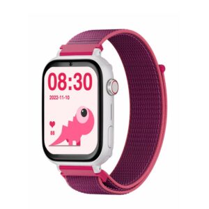 Smartwatch SaveFamily Plus llamada y GPS / 1.85" / 680 mAh / NanoSIM / Tela / Blanco/Frambuesa