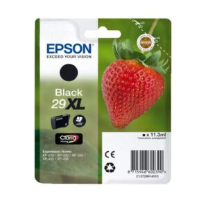 Strawberry singlepack black 29xl claria home ink