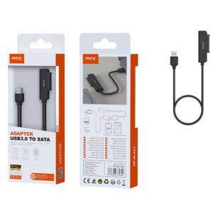 Cable adaptador USB 3.0 a Sata / SSD - HDD 2.5" / 50 cm / TB1512 / MTK / 01551225