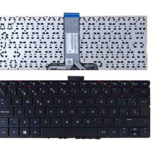 Teclado compatible para portátil HP Pavilion X360 11-K / X360 11T-K / X360 13-U / Intro grande / Negro