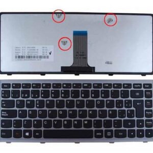Teclado compatible para portátil LENOVO IdeaPad flex 14 / s410p / g400s con marco gris