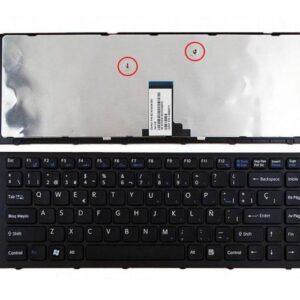 Teclado compatible para portátil SONY vpc-eg con marco negro
