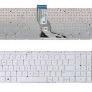 Teclado compatible para portátil HP Pavilion 15-bs / 15-bw / 15-br / 925009-071 / Tecla Enter Horizontal / Sin marco / Blanco