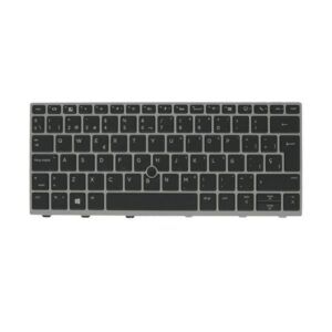 Teclado compatible para portátil HP Elitebook 830 G5 / 830 G6 / Marco Plata / Retroiluminado