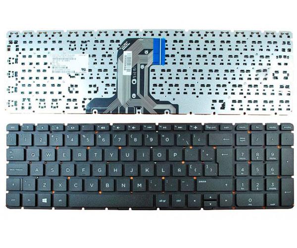 Teclado compatible para portátil HP Pavilion 15-ba / 15-ac / 250 g4 / 255 g4 / 15-af / Negro / Sin marco