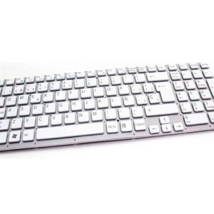 Teclado compatible para portátil SONY vpc-eb series blanco sin marco