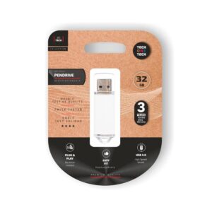 Pendrive Tech One Tech USB 2.0 Basic / 32Gb / Blanco / TEC3007-32