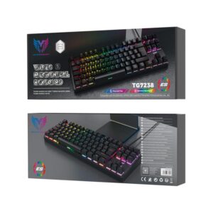 Teclado Gaming Led Rgb TKL / TG7238 / 1.5m / Mecanico / 88 Teclas /  MTK / 0752382