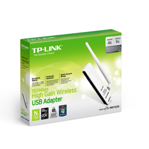 Usb wifi tp-link wn722n 150mb alta ganancia 1 antena desmontable