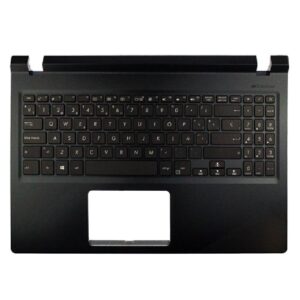 Top case + Teclado compatible para portátil ASUS X560 Negro