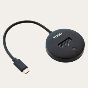 Docking Station USB Type-C 3.2  Gen.2 / SSD M.2 NVME / Negro / TOOQ / TQDS-100B