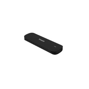 Caja externa SSD M.2 NVMe PCIe Type-C 3.1 Gen2 / Tooq / Aluminio / Negra / TQE-2201B