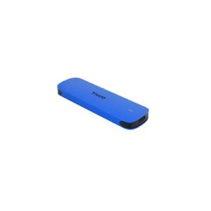 Caja externa SSD M.2 NVMe PCIe Type-C 3.1 Gen2 / Tooq / Aluminio / Azul / TQE-2201BL