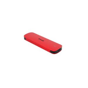 Caja externa SSD M.2 NVME PCIe Type-C 3.1 Gen2 / Tooq / Aluminio / Roja / TQE-2201R