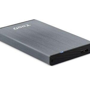 Caja externa aluminio 2.5 USB 3.1 Sata Tooq Gris 9.5mm TQE-2527G