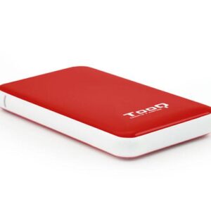 Caja externa 2.5 USB 3.1 gen1 sata Tooq / Rojo / 9.5mm / TQE-2528R