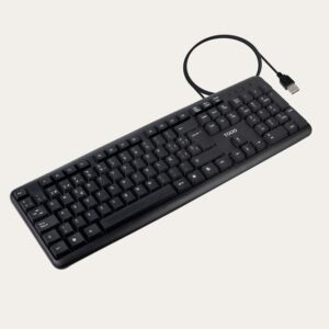 Teclado USB TOOQ / 104 Teclas / Compacto / Negro / TQK-2002-B