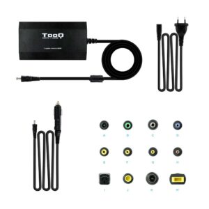 Cargador para portátil universal manual 100W / Pared - Coche / Tooq / TQLC-100BS01M