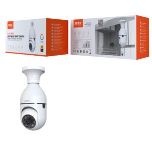 Camara Videovigilancia con conector de bombilla TR9203 / Seguimiento automático / Deteccion de movimiento / 360 grados / MTK