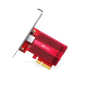 Tarjeta de red pcie 10gigabit tp-link tx401 incluye soporte estandar y de perfil bajo