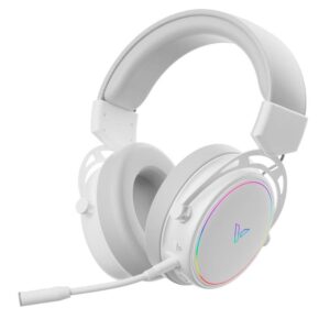 Auriculares inalambricos RAPOO VH800 Gaming / BT 5.2 / RF 2.4Ghz / RGB / Cancelacion de ruido / Blanco