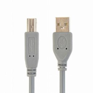 Cable USB 2.0 impresora - tipo a/b M/M 1.8m / Gris / Cablexpert / Ccp-usb2-ambm-6g