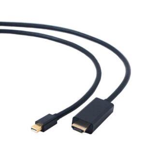 Cable Mini DisplayPort Macho a HDMI Macho / 1.8 m / Negro / Cablexpert cc-mdp-hdmi-6