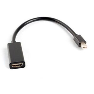 Adaptador Mini DisplayPort a HDMI Lanberg / Negro / Ad-0005-bk