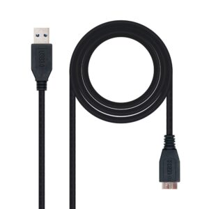 Cable USB 3.0 a Micro USB 3.0 Tipo B M/M / 2m / Nanocable 10.01.1102-bk