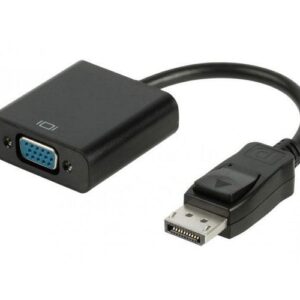 Adaptador DisplayPort a VGA Tipo B / Negro / Cablexpert A-DPM-VGAF-02