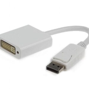 Adaptador DisplayPort Macho a DVI 24+5 Hembra / A-dpm-dvif-002-w / Blanco