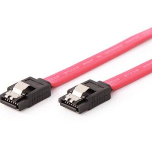 Cable de datos interno Sata 3 / Laña seguridad / 0.5m / cc-satam-data