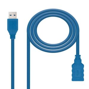 Cable prolongador USB 3.0 M/H 2m Nanocable 10.01.0902-bl Azul