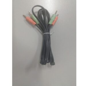Cable audio 2x Jack 3.5 macho a 2x Jack 3.5 macho / 1.2m / Bulk