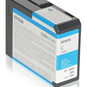 Tinta original epson t580200 cian c13t580200 80ml