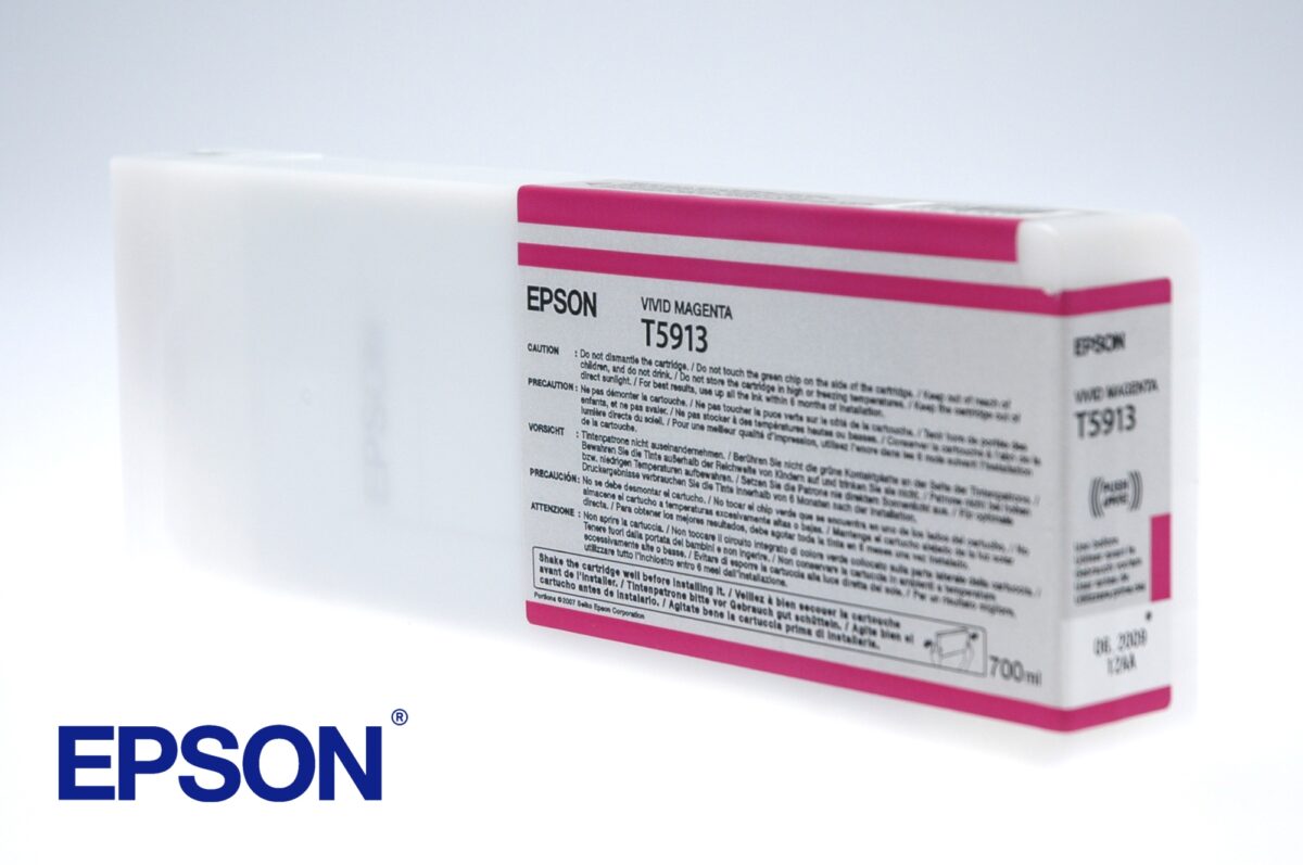 Tinta original epson t5913 magenta vivo c13t591300 700ml