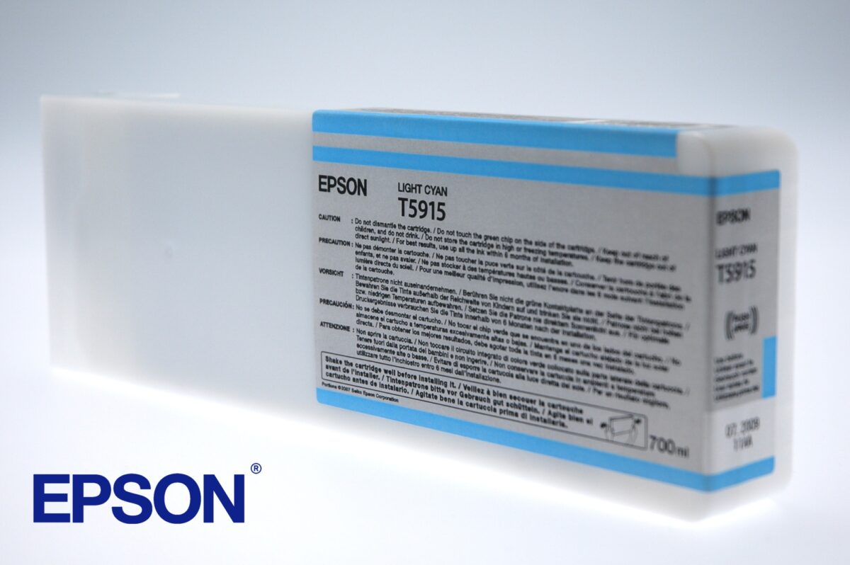 Tinta original epson t5915 cian claro c13t591500 700ml
